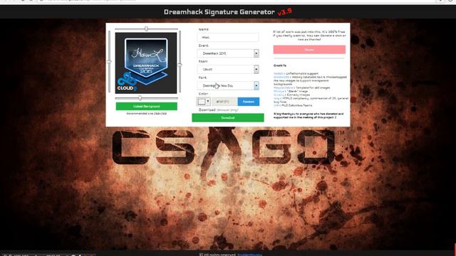 Создаём наклейку со своим автографом CS:GO смотреть онлайн