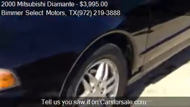 2000 Mitsubishi Diamante LS For Sale In Lewisville, TX 75067