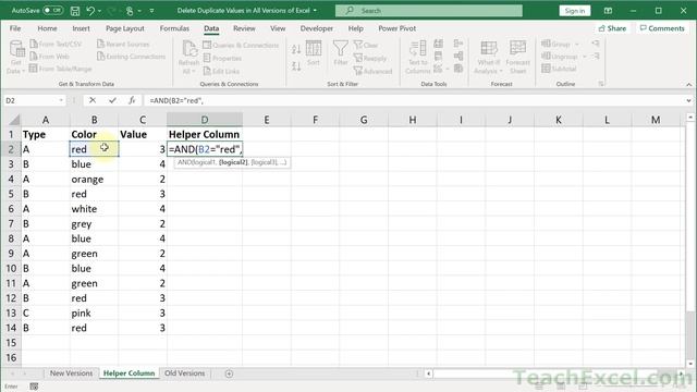 Delete Duplicate Values in All Versions of Excel смотреть онлайн