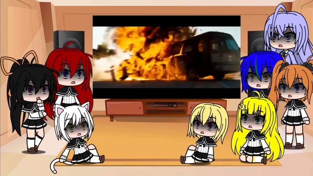 Gacha Life High School DxD React To Transformers Optimus Prime Vs Bonecrusher (Part 5)