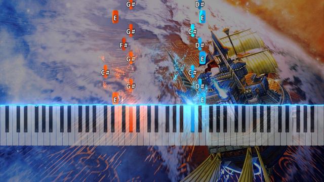 Rogue Galaxy - The Cave of a Mine Synthesia Midi Piano Tutorial & Download смотреть онлайн