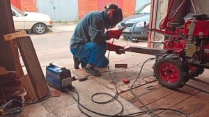 Дровокол Морковка с приводом от мотоблока (глухих)