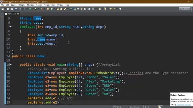 Linked list in java (Collections framework) tutorial-31 latest (2020) смотреть онлайн