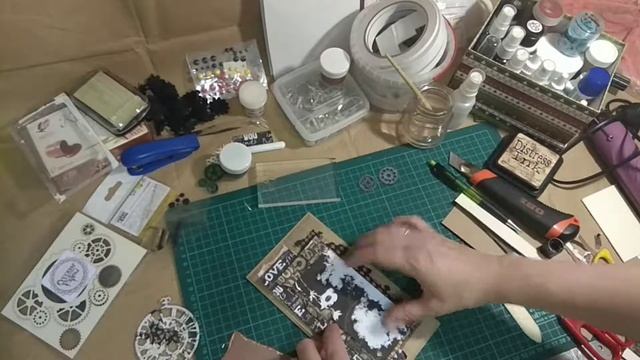 Мастер-класс | Открытка в стиле ГРАНЖ |часть 1|