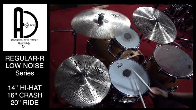Agean Cymbals Regular R Serie - Low Volume Set