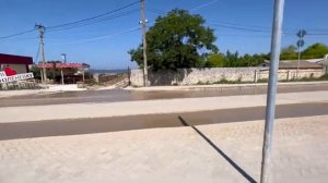 Оленевка Крым 2022. Гуляем по посёлку. Обзор главной улицы. Лучшее Кафе Оленевка.