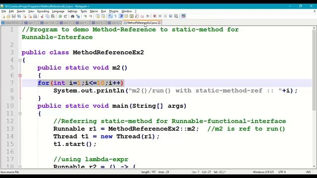 Java Method References with Runnable interface using Static Method #323 || Java Multi Threading смотреть онлайн