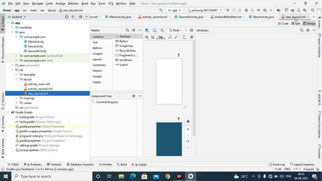 How to create a custom activity class .java in android studio || Menifest permission. смотреть онлайн