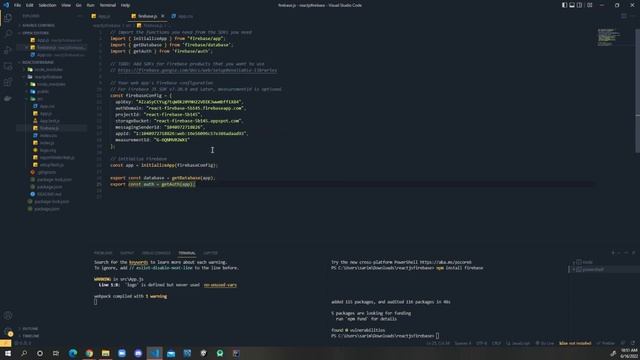 Firebase Auth With React Js Part 1 смотреть онлайн