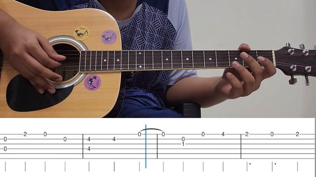 His theme guitar |TAB (Undertale) смотреть онлайн