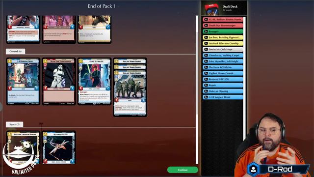 Draft Steam : Star Wars Unlimited Gameplay смотреть онлайн