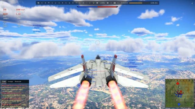 War Thunder F14 - AIM-54A Phoenix