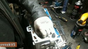 Подробный ремонт головки блока цилиндров (ГБЦ) ВАЗ 2109 1.5л инжектор