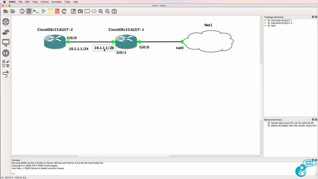 GNS3 Talks: Use the NAT node to connect GNS3 to the Internet easily! смотреть онлайн