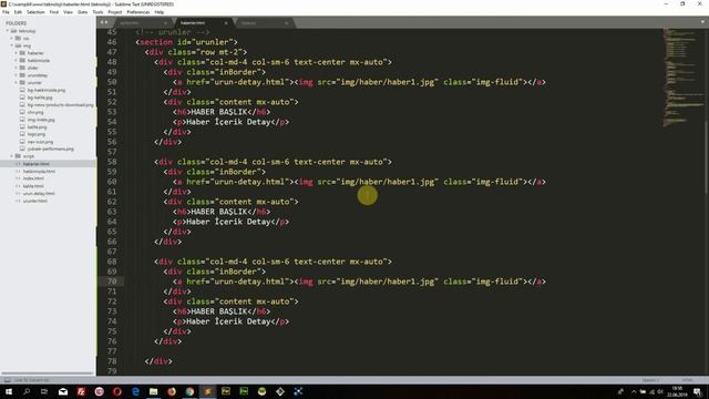 Bootstrap 4 ile Sıfırdan Web Site Yapıyoruz Ders10 Haberler Sayfası - Bootstrap4 news web page смотреть онлайн