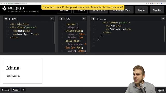 Writing our First React Code смотреть онлайн