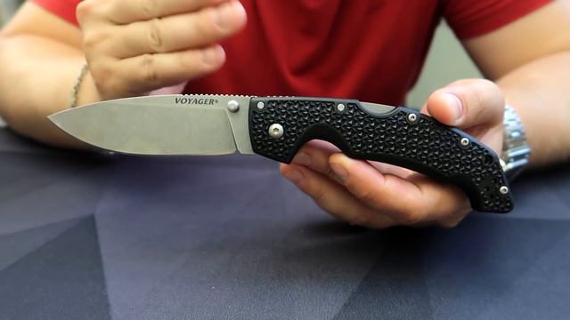 СТАРЫЙ КОНЬ... Cold Steel Voyager Large Drop складной нож смотреть онлайн