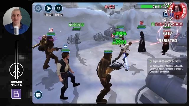 Top Data Disks & Sortie is amazing for Old Republic and Droid feats - Conquest #16 - 18 | SWGOH смотреть онлайн