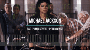 Michael Jackson Bad - Майкл Джексон пианино