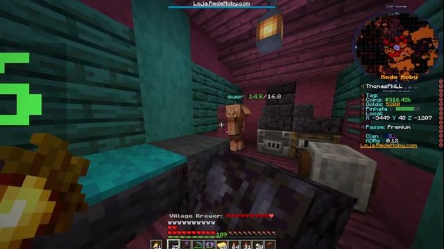 MINECRAFT REDE MOBY Explorando nether #17 java & bedrock 1.16/1.20 JOGANDO COM INSCRITOS смотреть онлайн