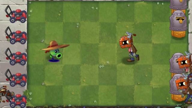 Plants VS. Zombies 2 | All Peashooter Challenge & Power up! VS Brickhead Zombie 2 смотреть онлайн