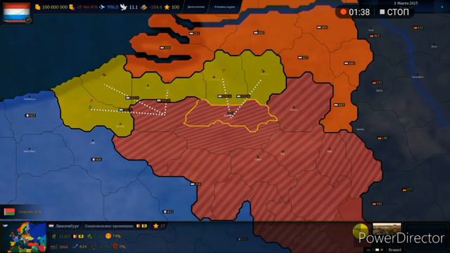 ЗАХВАТ МИРА ЗА ЛЮКСЕМБУРГ В РЕЖИМЕ ПЕСОЧНИЦЫ | BLOODY EUROPE 2 | ЗАХВАТ МИРА | #1 смотреть онлайн