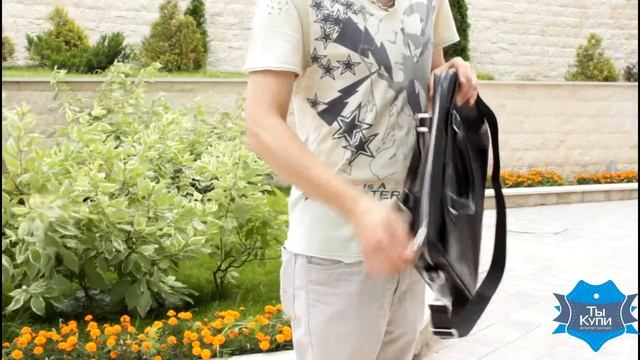 Видео обзор мужского кожаного делового портфеля ETERNO для ноутбука смотреть онлайн