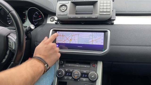 ЗАМЕНА МОНИТОРА на шикарное авто Range Rover Evoque (установка мультимедиа на авто) МОСКВА смотреть онлайн