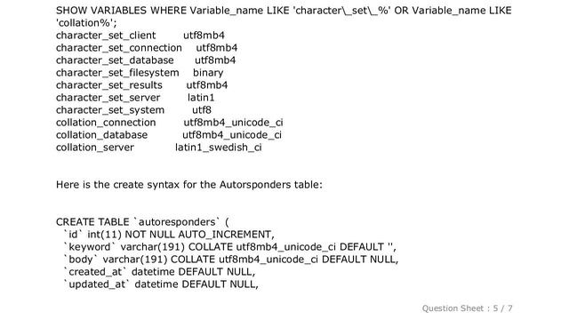 MySQL : Illegal mix of collations (utf8mb4_unicode_ci,EXPLICIT) and (utf8_general_ci,COERCIBLE) for смотреть онлайн