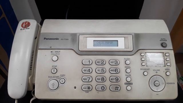 Mesin Fax Panasonic KX-FT933 смотреть онлайн