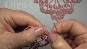 Ажурный квадрат под старинное кружево Очень красиво и необычно