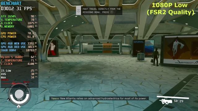 Starfield (Early Access) | GTX 1650 Super | Quick Performance Review смотреть онлайн