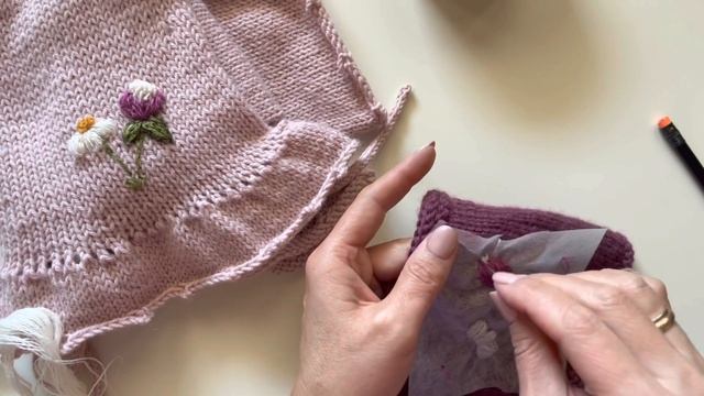 Платье “pink clover” вышивка цветов смотреть онлайн