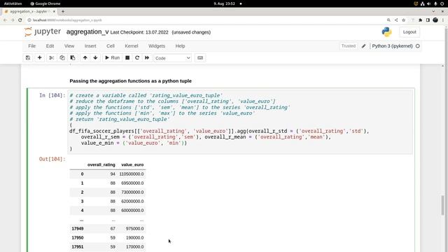 pd.agg() - Aggregating Data in Pandas смотреть онлайн