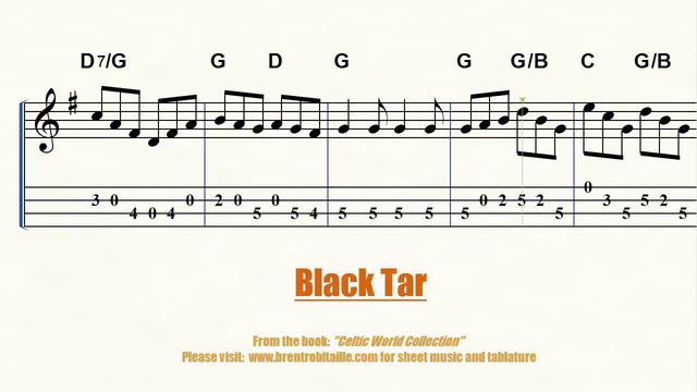 Black Tar Jig - Sheet Music and Tablature смотреть онлайн