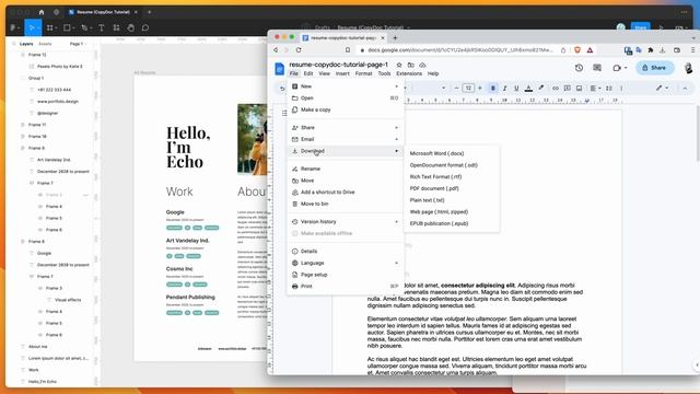 Figma Tutorial: Update Figma text from Google Docs with DOCX files смотреть онлайн