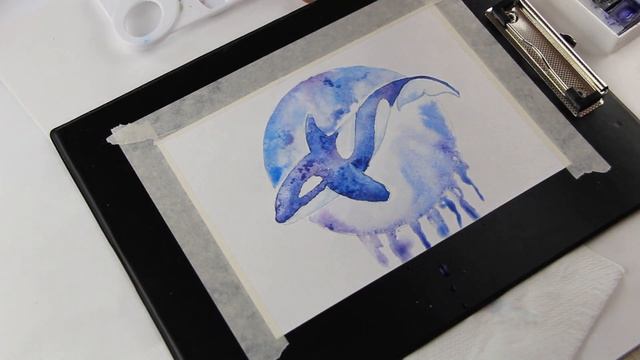 Акварельный скетч. Как рисовать рыб. смотреть онлайн