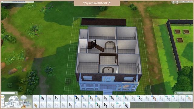 Designer Builds Real Life Floor Plan In The Sims 4 | Classical Home #growingtogether #sims4build