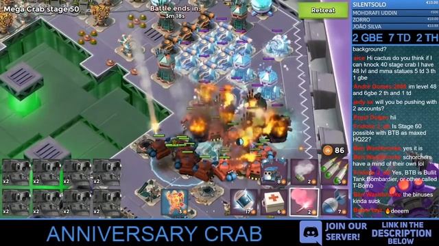Boom Beach Anniversary Crab 2021 Stage 1-70 смотреть онлайн