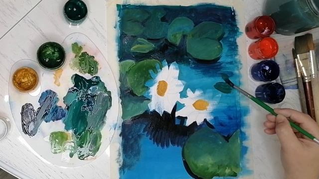 Гуашь/ Как нарисовать?Рисуем с Любовью Draw with Love смотреть онлайн