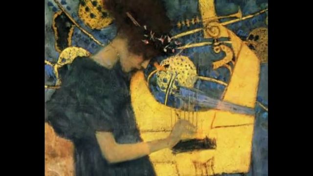 Melinda Ligeti Trio - Blue / artwork by Gustav Klimt - Music смотреть онлайн