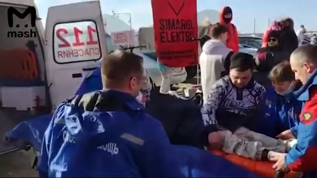 Два человека пострадали при наезде снегохода на зрителей во время соревнований в Софрино