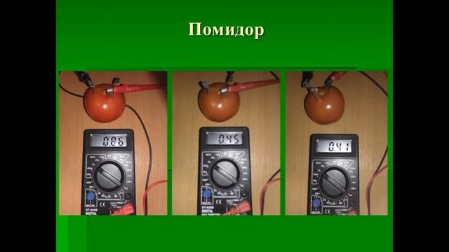 Учебно исследовательская работа Исследование овощных и фруктовых гальванических элементов смотреть онлайн