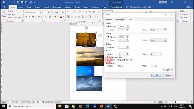 How to Make All Pictures of Same Size in Word смотреть онлайн