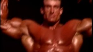 Lee Labrada at the 1992 Mr. Olympia Top 6 Posedown