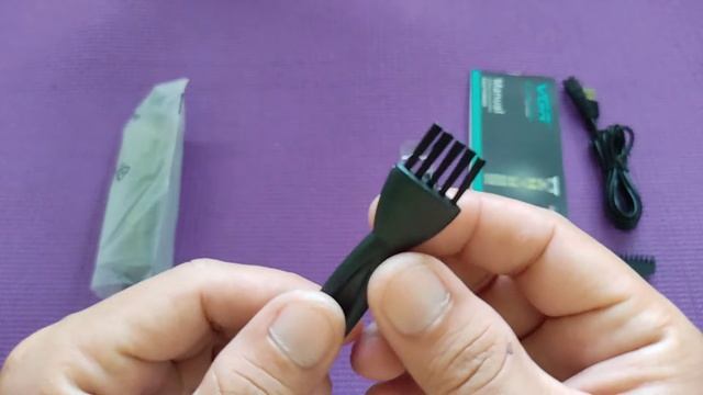 Unboxing VGR V-085 hair trimmer & blade close up смотреть онлайн