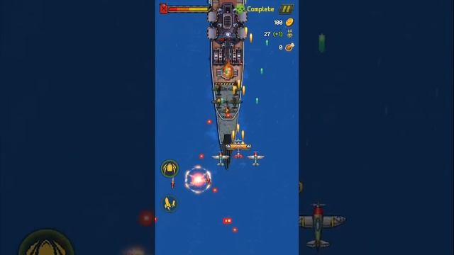 1945 AIR FORCE | NO DAMAGE | Boss 10 Battleship (Easy) смотреть онлайн