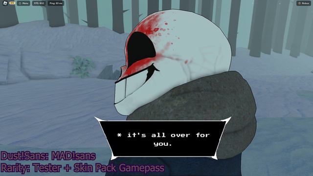 Undertale Monster Survival Remastered: DustTale Sans Showcase + Skins (7) смотреть онлайн