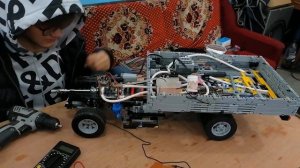 Лего техник самоделки:№40 ГАЗель 3302. Гаражные будни. 14 часть.