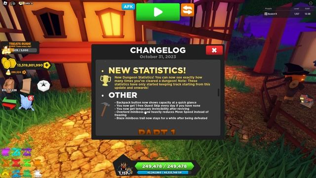 PART 2 OF THE 2023 HALLOWEEN EVENT IS HERE IN TREASURE QUEST! (SPOOKY MANSION + CODES!) смотреть онлайн